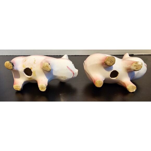 Vintage Ceramic Pig Salt and Pepper Shakers READ - Picture 6 of 15